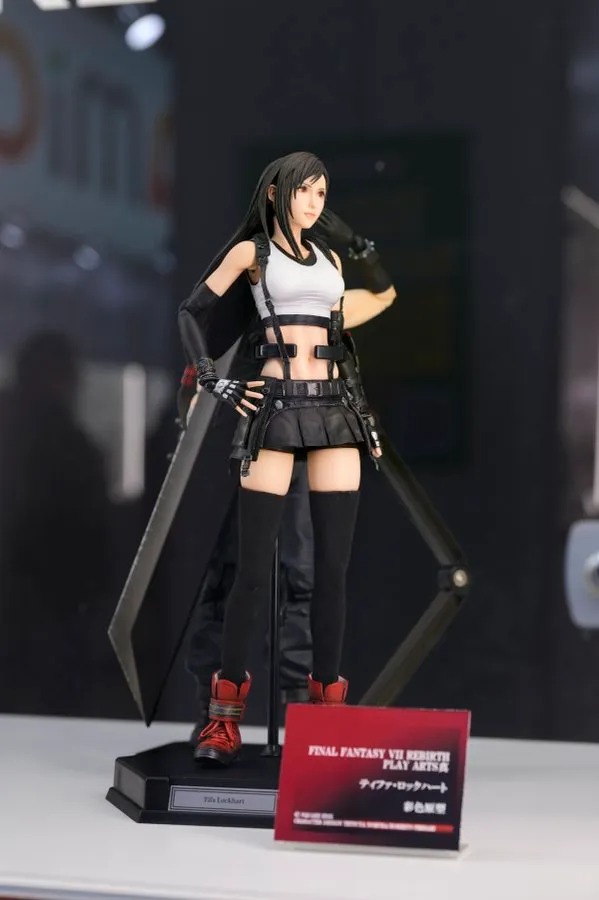 See FFVII Rebirth Play Arts Shin Tifa and Adorable Arts Figures 
