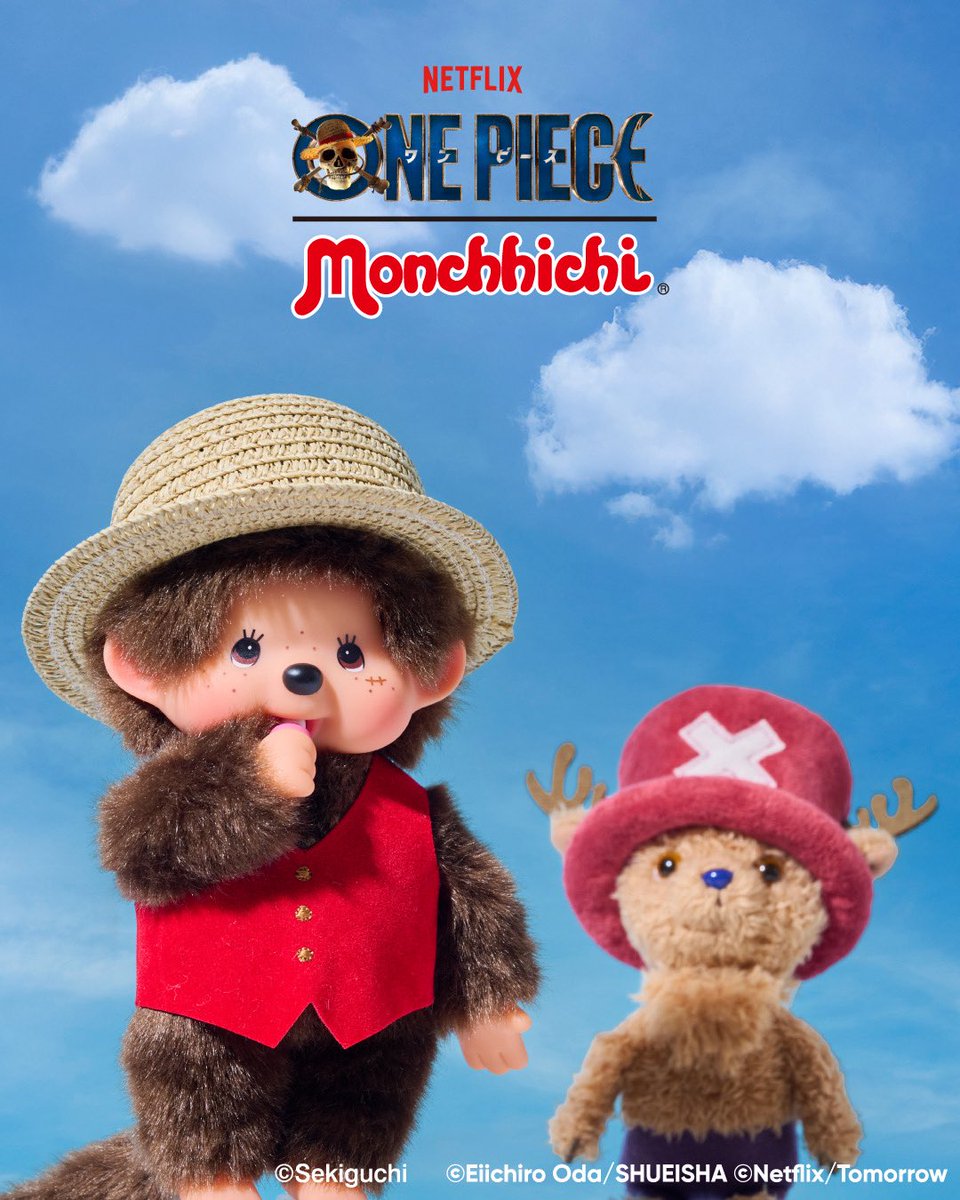 One Piece Monkey D Luffy Monchhichi Debuts Alongside Season 2