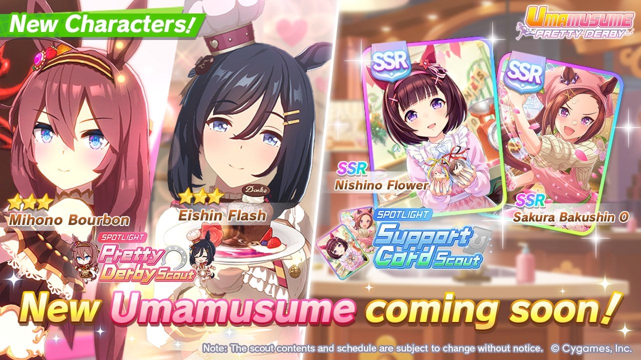 Valentine’s Day Characters Debut in Umamusume