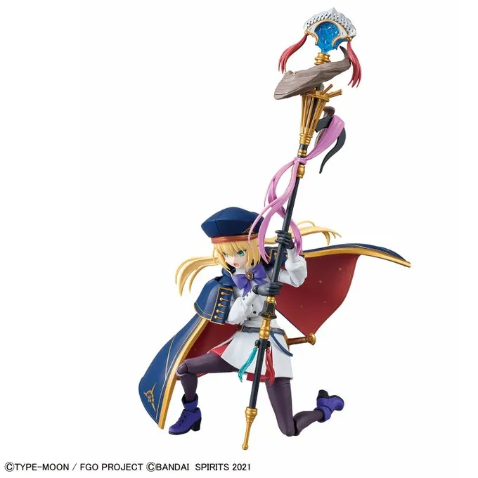 The FGO 30MS model kit of Altria Caster debuts in Japan this week and is based on her Stage 2 appearance launches soon.