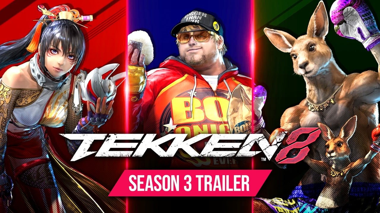 Tekken 8 Season 3 Stars Bob, Kunimitsu, and Roger Jr as DLC