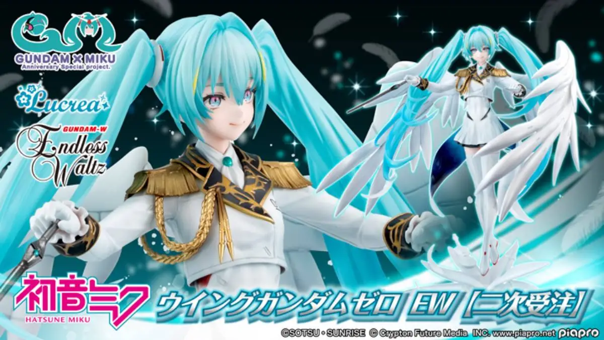 More Lucrea Hatsune Miku Gundam Wing Zero EW Figures Appear