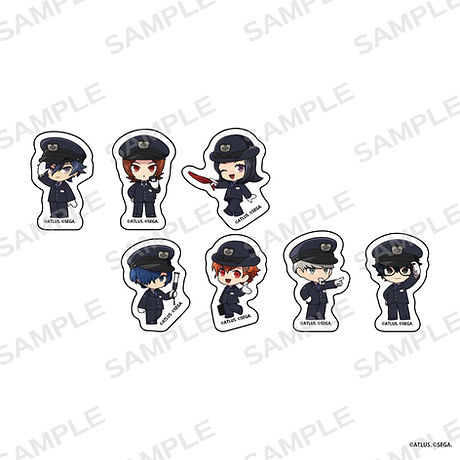 Persona 30th anniversary Keio pop-up shop merchandise 1 - flaked stickers