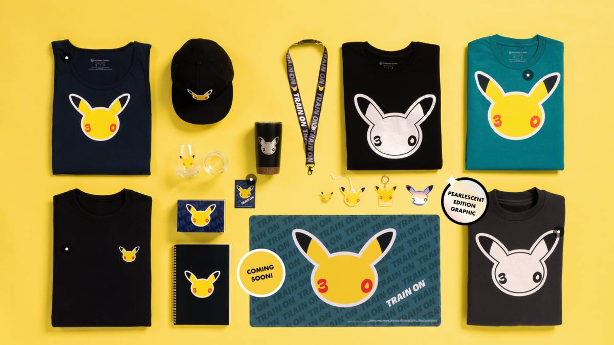 Pokemon Center Stocks 30th Anniversary Collection With Pikachu Faces