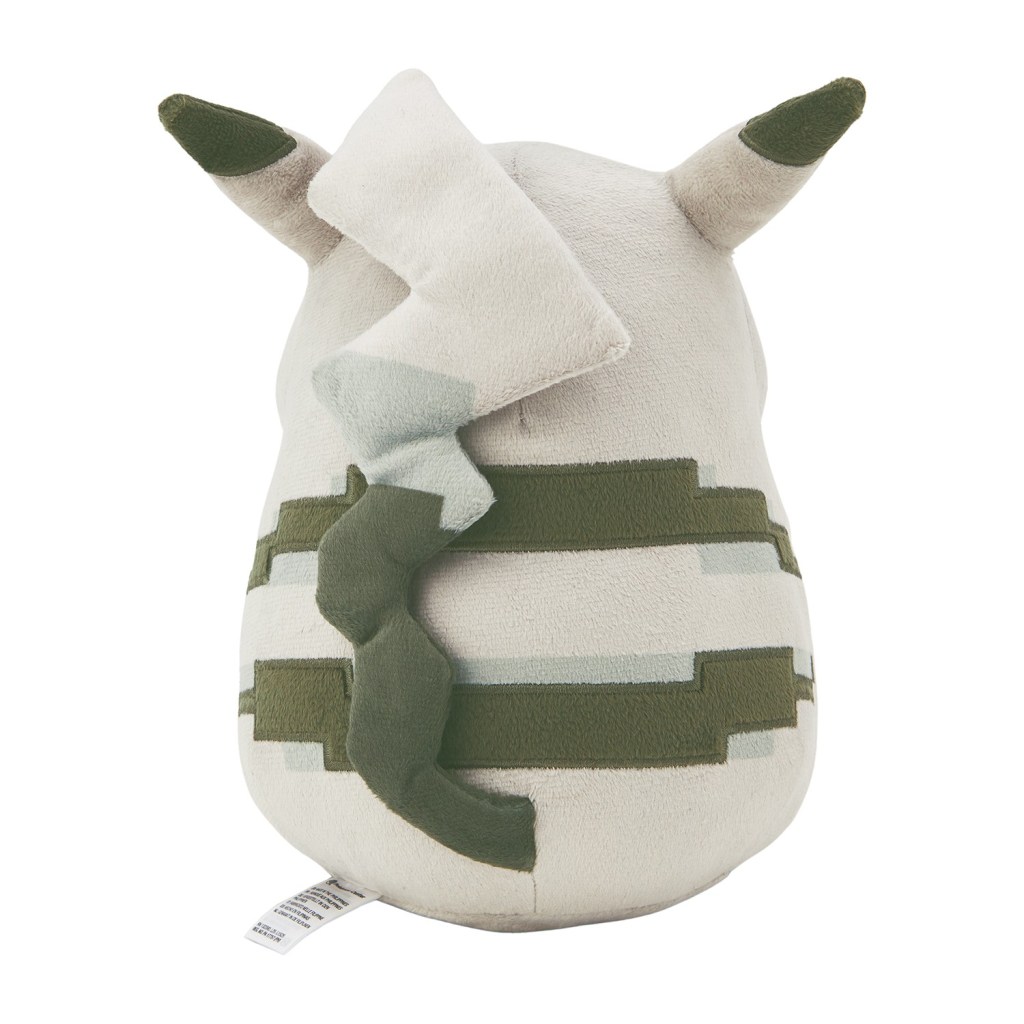 Pokemon Pikachu monochromatic plush - back
