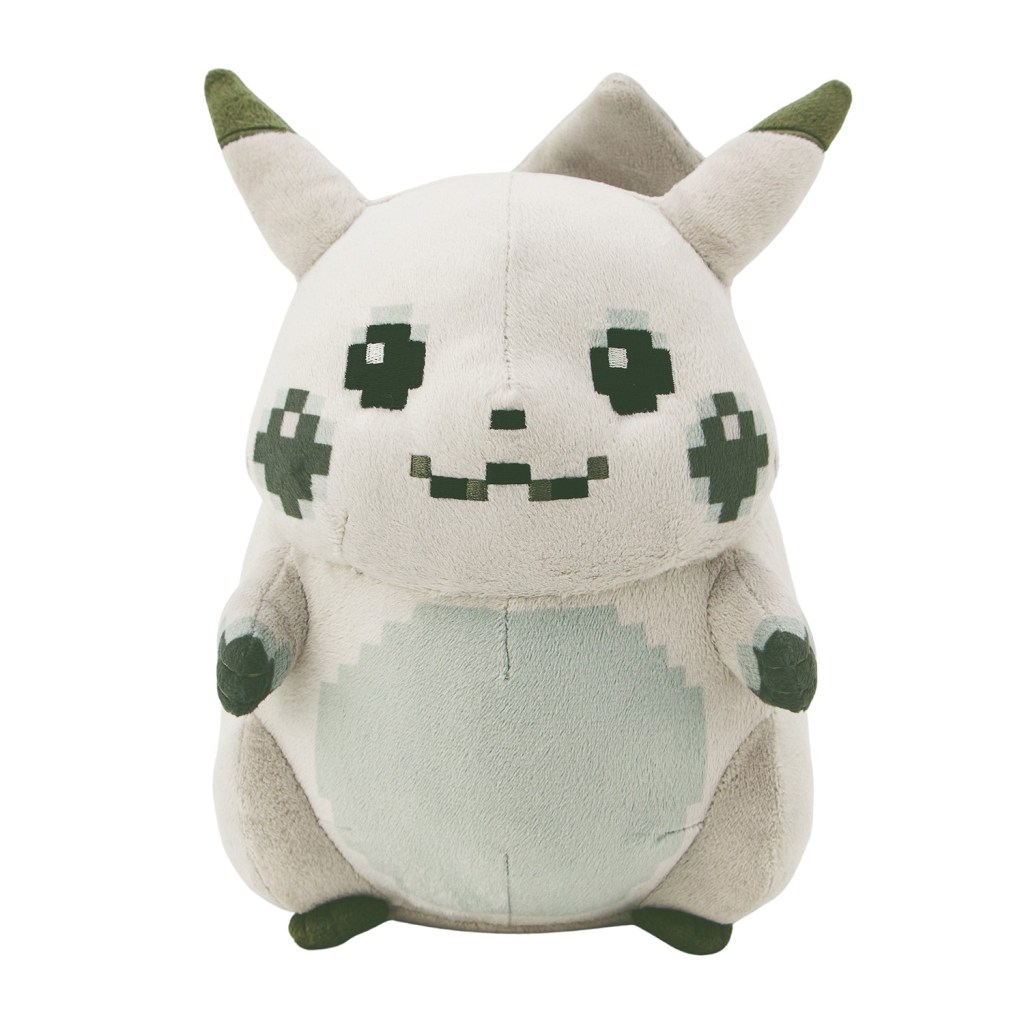 Pokemon Pikachu monochromatic plush - front