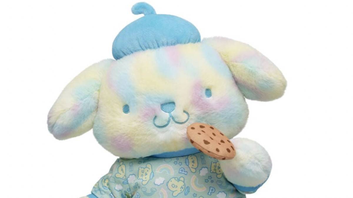 Rainbow Dreams Cinnamoroll and Pompompurin at Build-a-Bear