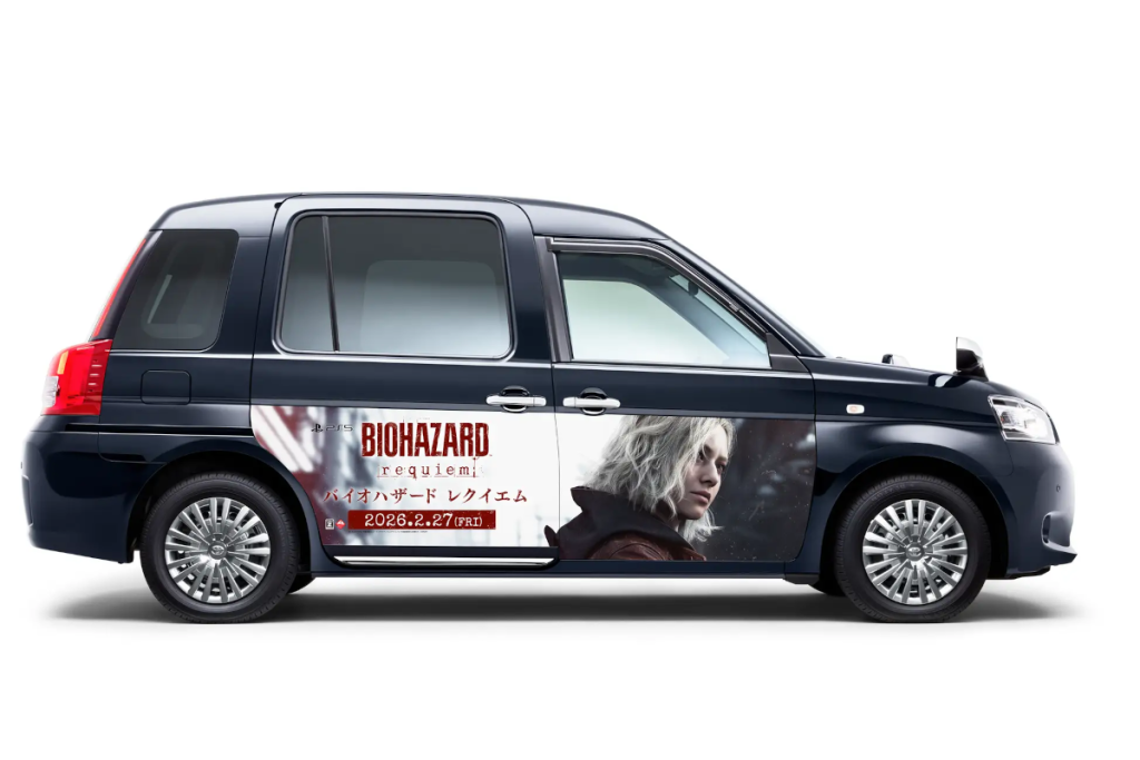 Resident Evil Requiem taxi - right side