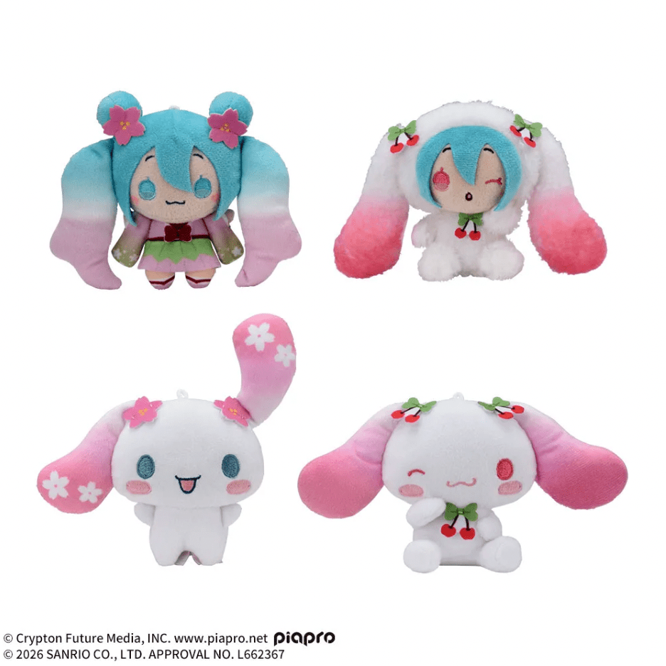 Sakura Miku Cinnamoroll Plush Appear hatsune