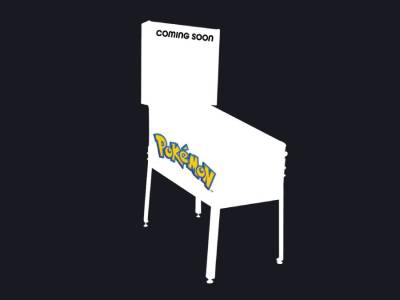 Stern Teasing Pokemon Pinball Cabinet
