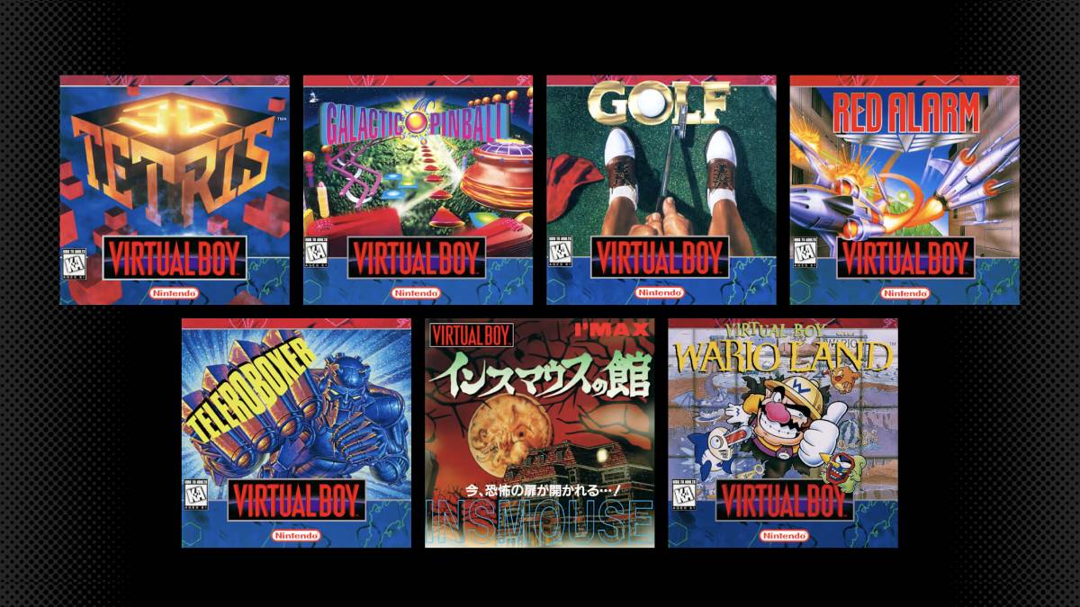 Switch Virtual Boy Nintendo Classics Launch Library Represents the System Well