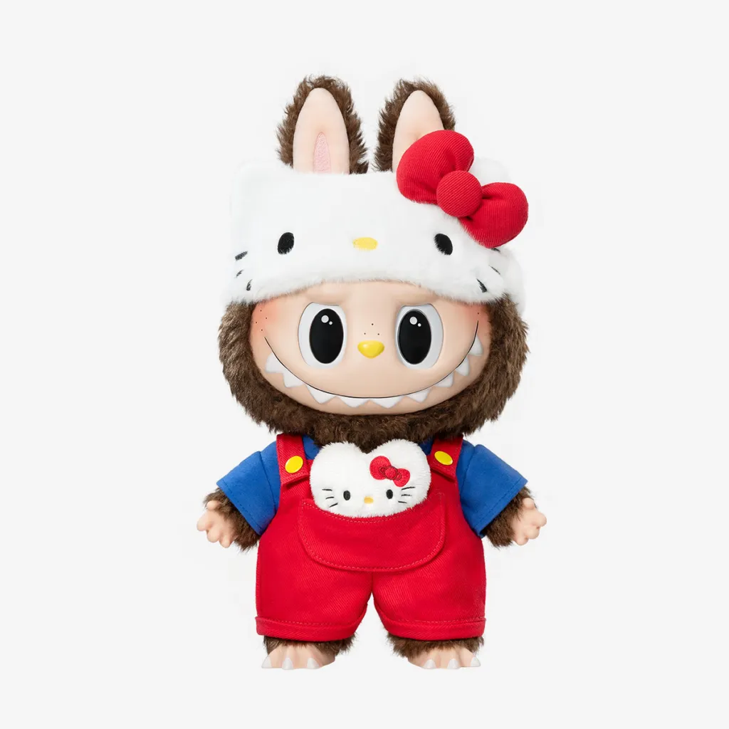 Pop Mart and Sanrio announced a Hello Kitty Labubu large vinyl plush and blind box plush pendants that include Cinnamoroll and Pompompurin Sanrio