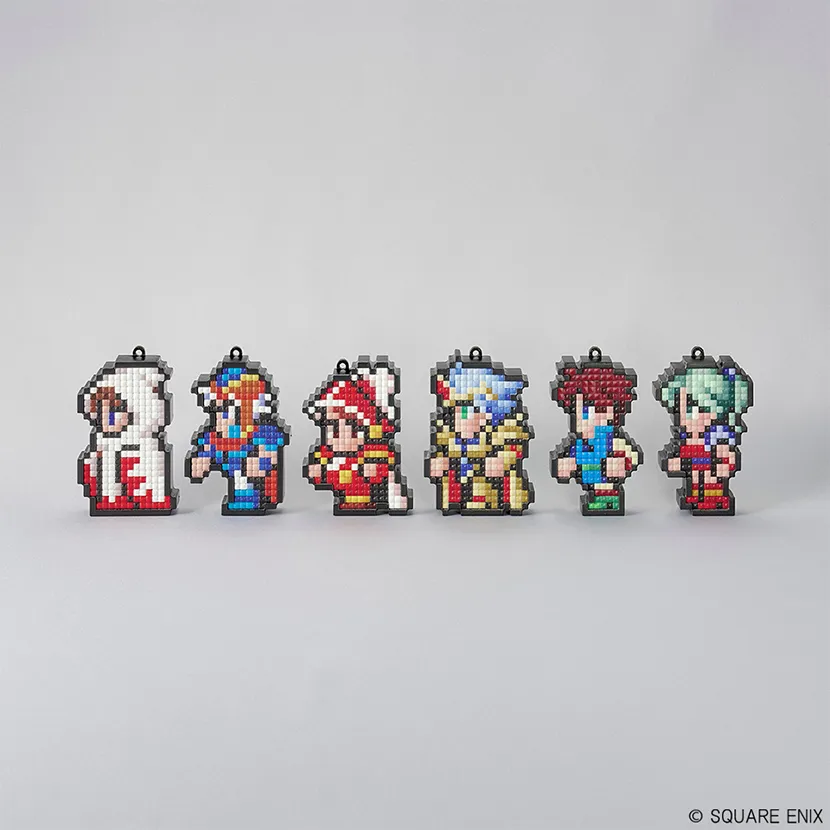 Buildable Final Fantasy Pixel Remaster Keychains - Volume 1