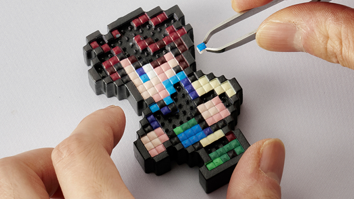 Buildable Final Fantasy Pixel Remaster Keychains