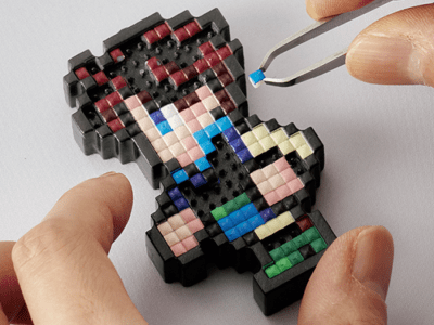 Buildable Final Fantasy Pixel Remaster Keychains