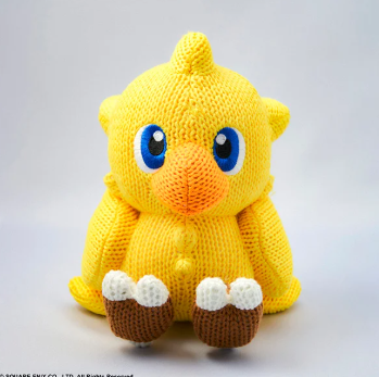 chocobo knitted plush