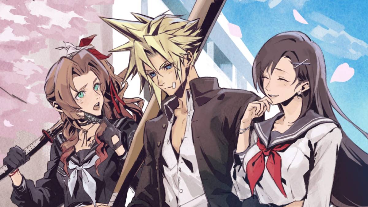 FFVII High School AU Returns in Ever Crisis for April Fools’ Day 2026