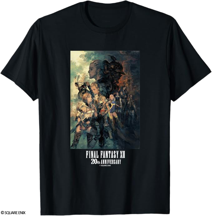 Final Fantasy XII 20th Anniversary Celebrated With Music, Shirts FFXII The Zodiac Age shirts 