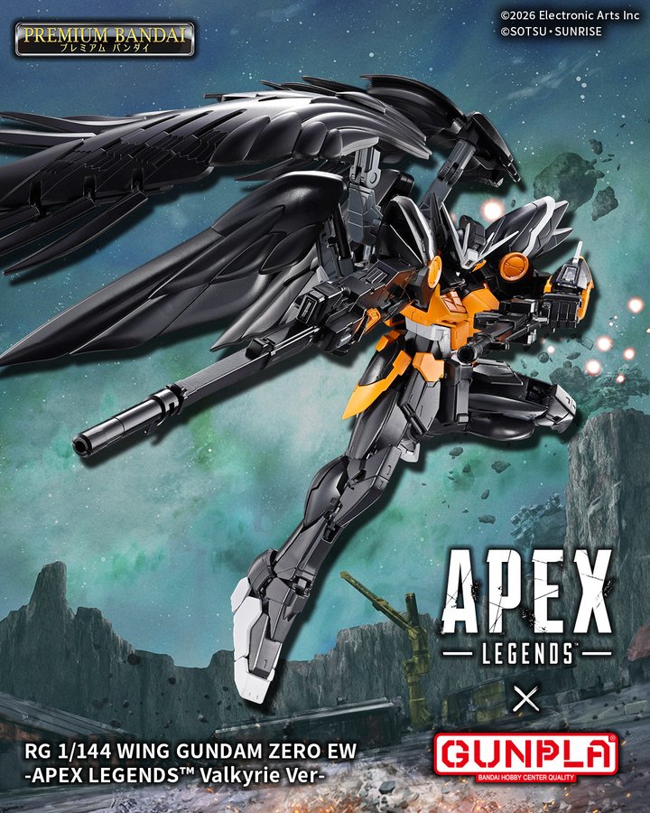 While the Apex Legends Gundam model kits won't launch until September, pre-orders for the gunpla are live now.