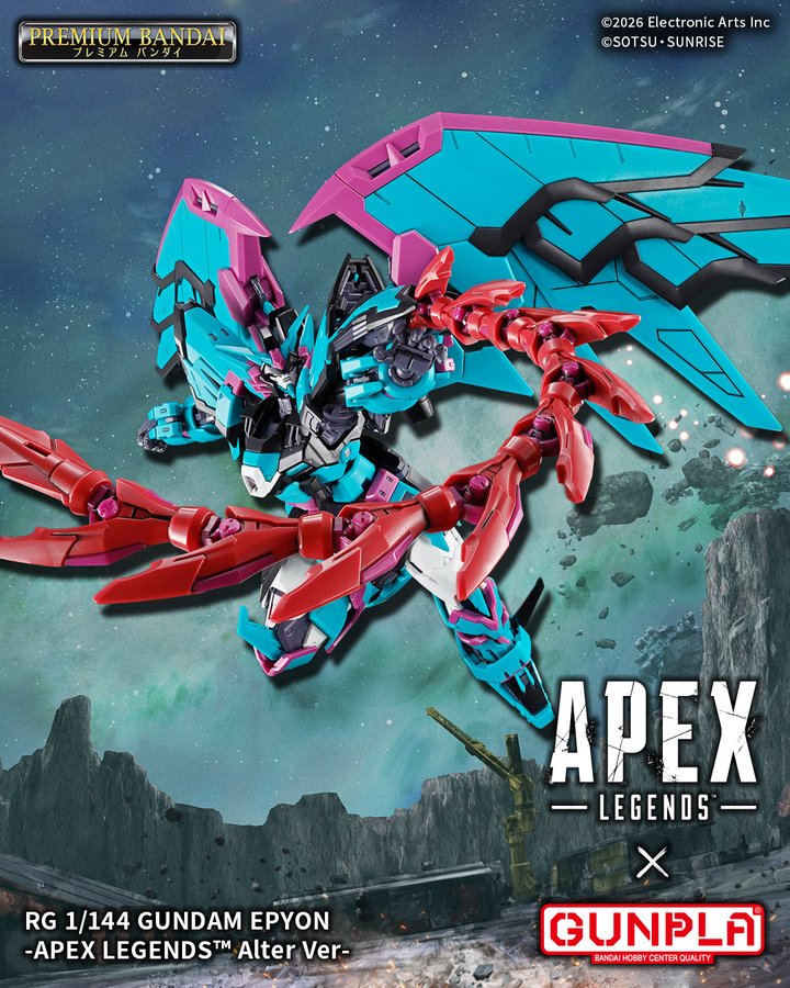 While the Apex Legends Gundam model kits won't launch until September, pre-orders for the gunpla are live now.