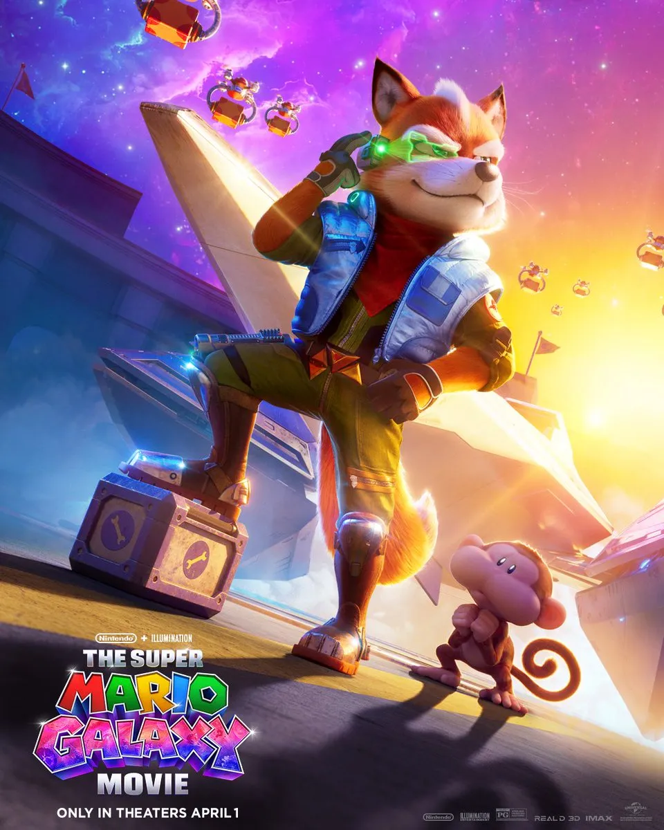 Star Fox Hero Fox McCloud Is in Super Mario Galaxy Movie  