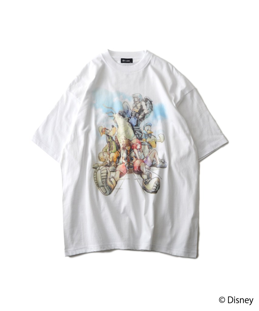 Kingdom Hearts Subciety lineup 2 - White T-shirt