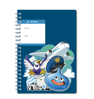 square enix airport pop-up store slime notebook