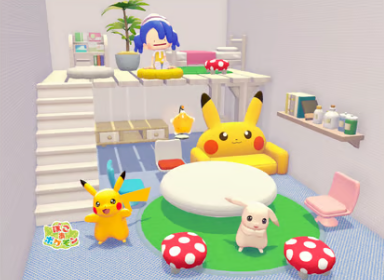 pokopia pokemon ikea pikachu room in-game