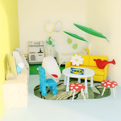 pokopia pokemon ikea pikachu room irl