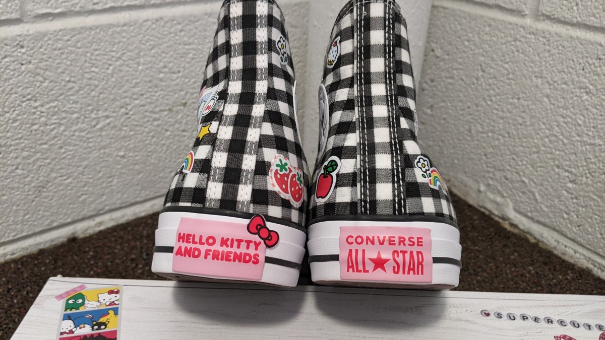 The Converse x Hello Kitty and Friends Chuck Taylor All Star Picnic high-top sneakers are limited edition shoes I don’t have to “baby.” 