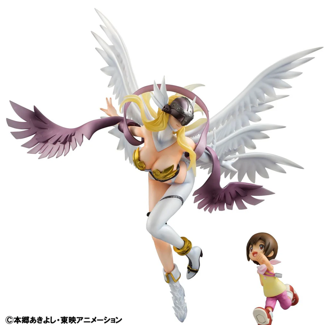 Digimon Adventure Angemon and TK and Angewomon and Kairi Figures Return