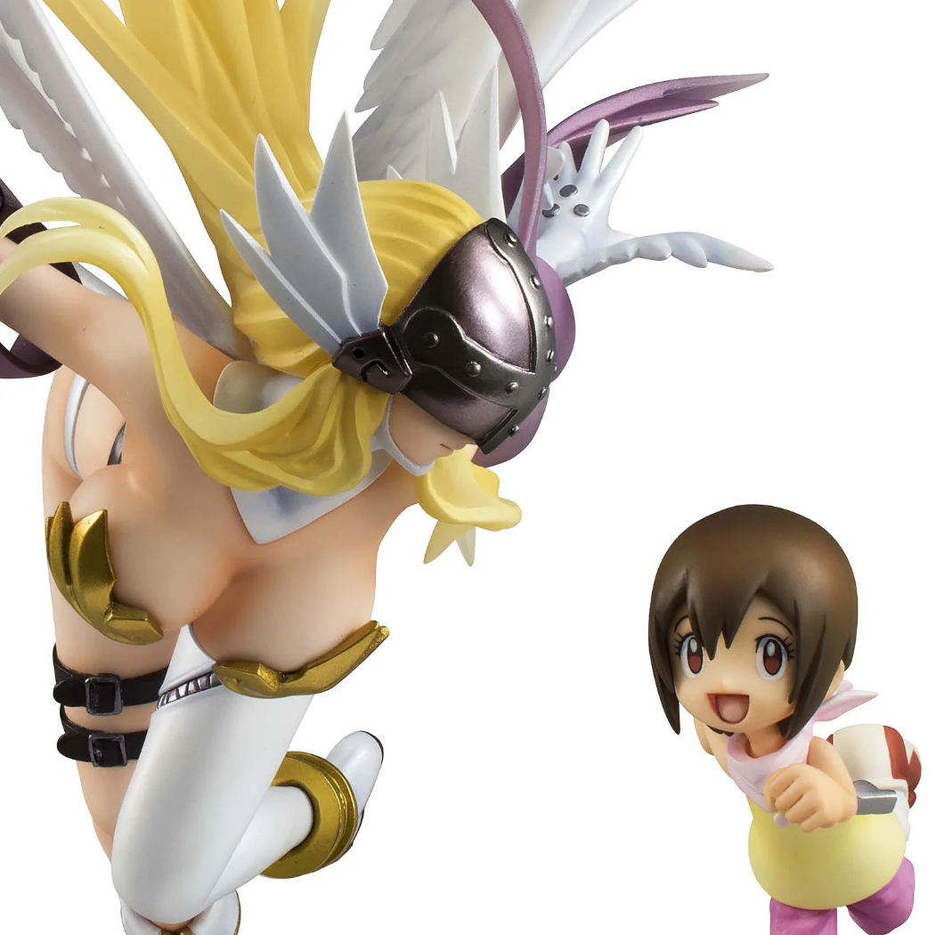Digimon Adventure Angemon and TK and Angewomon and Kairi Figures Return
