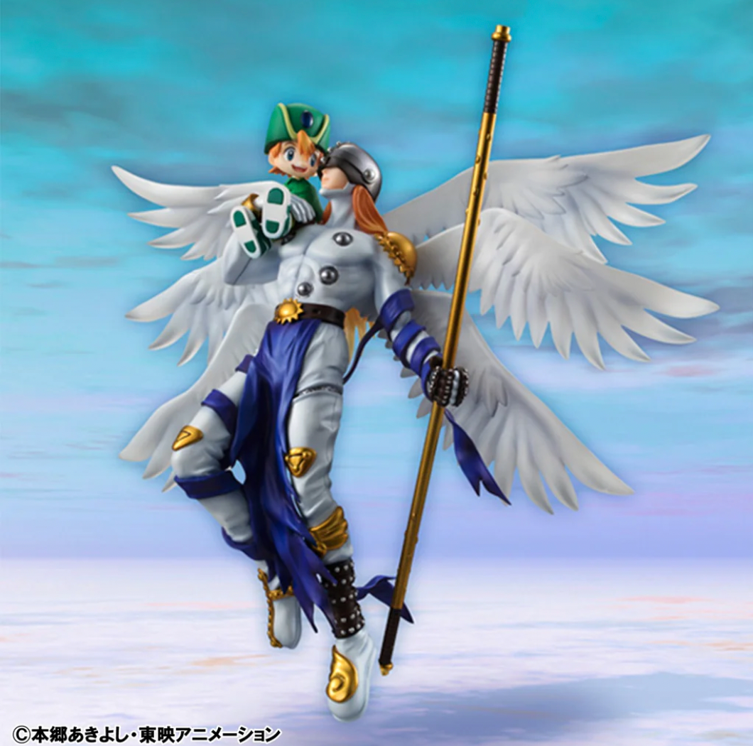 Digimon Adventure Angemon and TK and Angewomon and Kairi Figures Return
