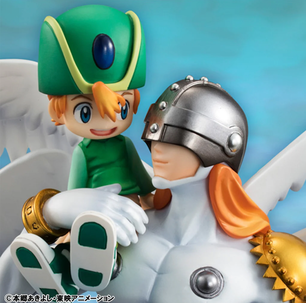 Digimon Adventure Angemon and TK and Angewomon and Kairi Figures Return