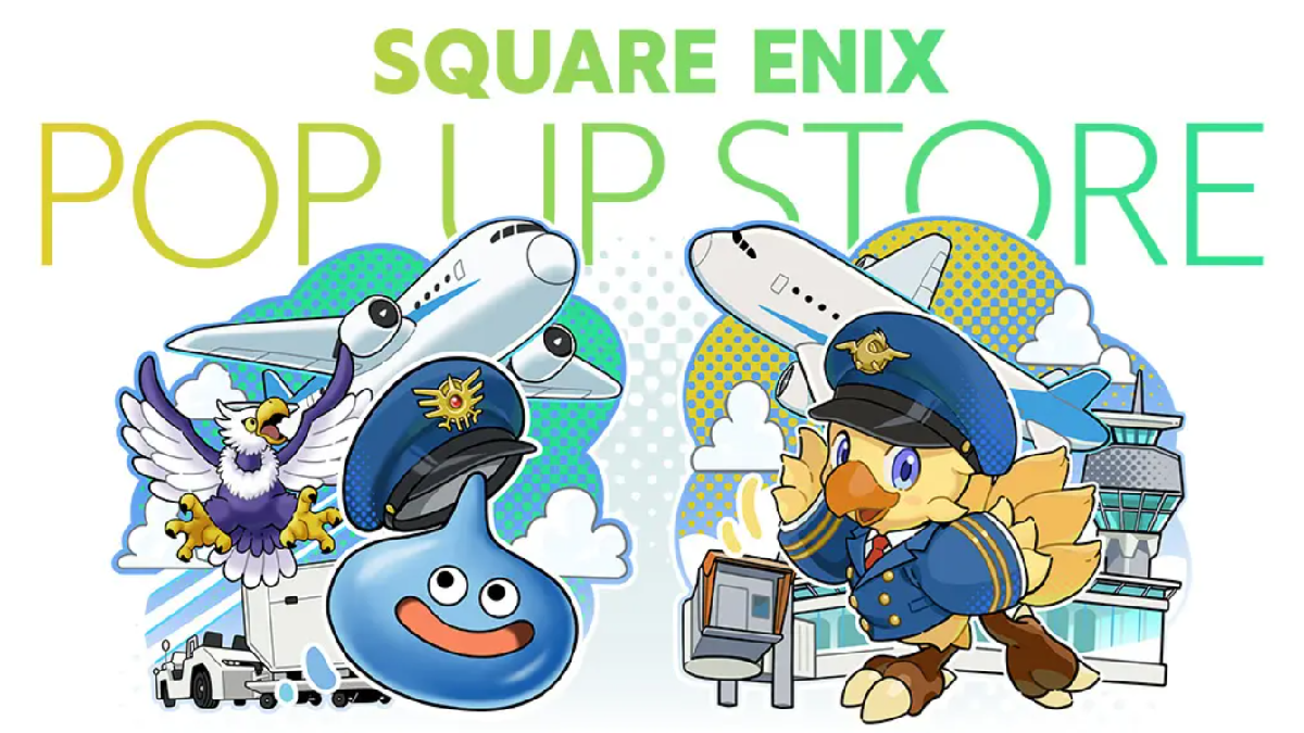 Square Enix Pop-Up Store Appears in Narita Airport