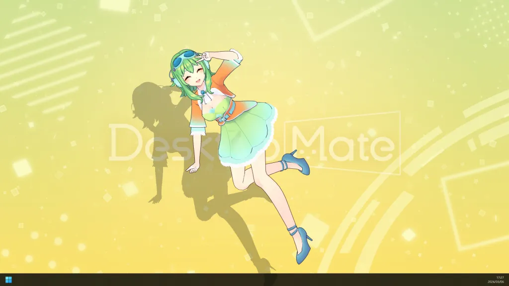 Next Desktop Mate DLC Character Is the Gumi Megpoid Vocaloid