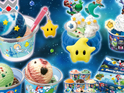 Super Mario Galaxy Baskin-Robbins exclusive ice cream in Japan