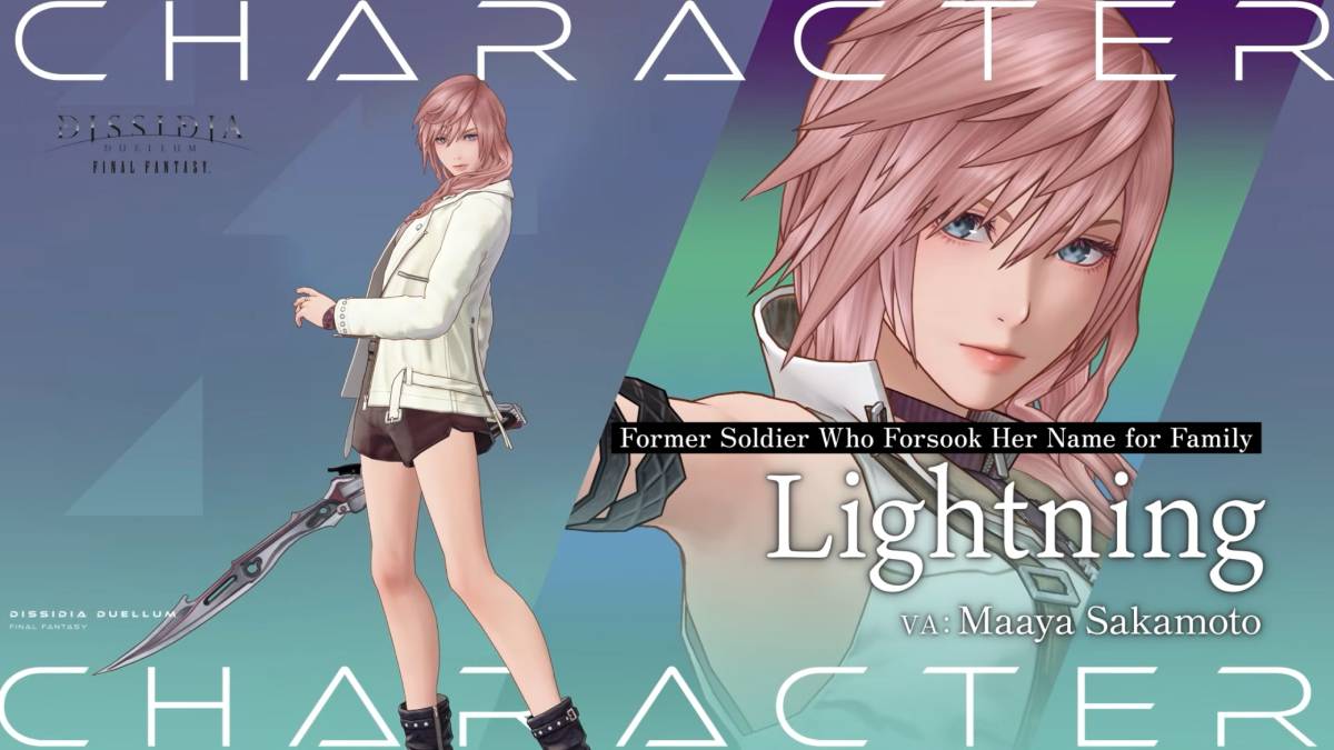 Third Dissidia Duellum Final Fantasy Trailer Shows Lightning