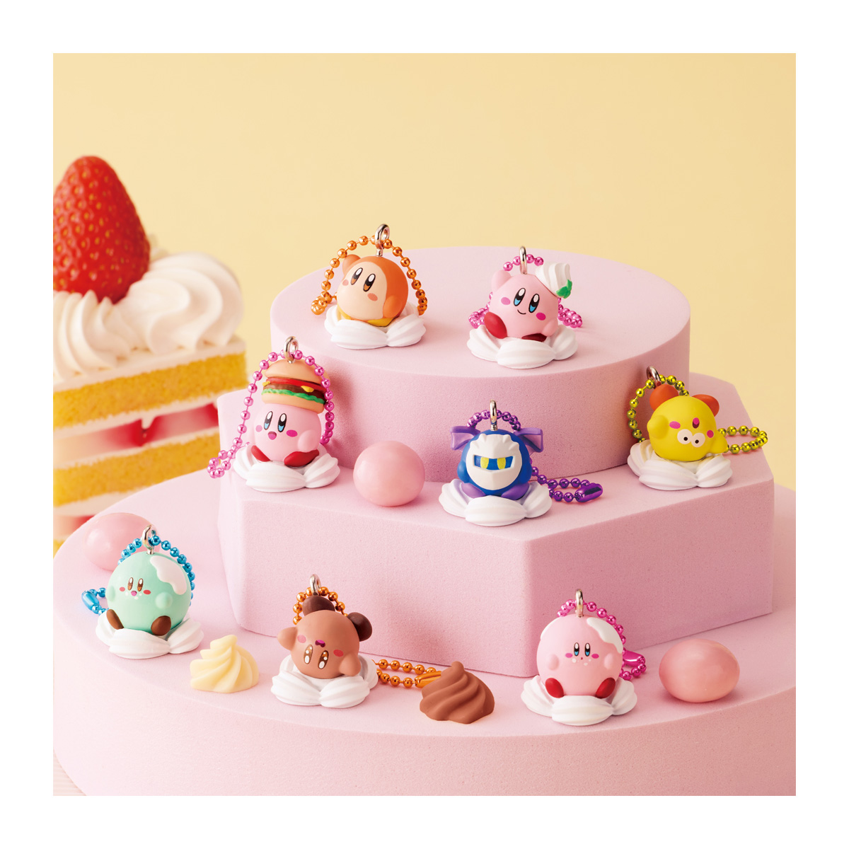 Kirby’s Dream Buffet Keychains Include Meta Knight and Waddle Dee 