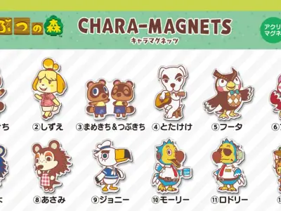 Bandai Namco Preparing Animal Crossing Character Magnets