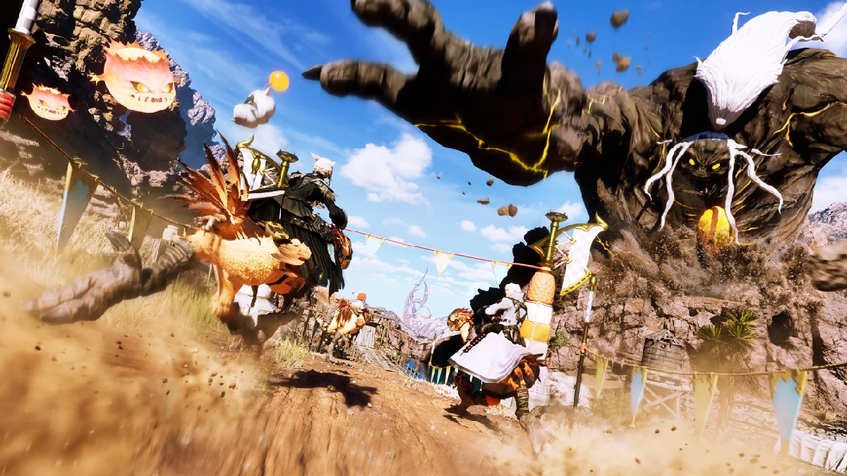 chocobo vr racing final fantasy xiv