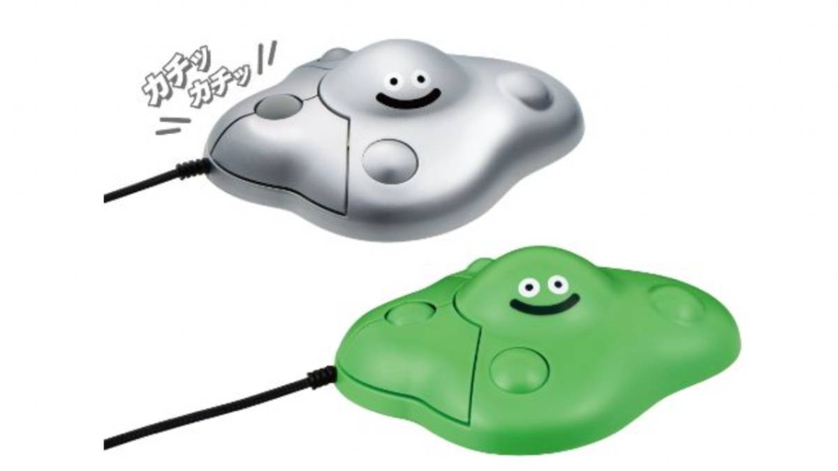 Dragon Quest Metal Slime Computer Mouse Returns With Bubble Slime