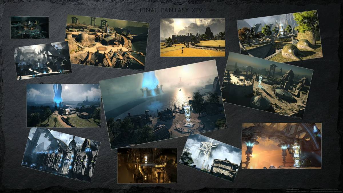 FFXIV Evercold Concept Art for Characters Towns Locations Shared