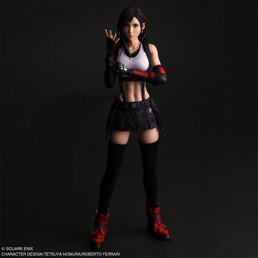 Final Fantasy VII FFVII Rebirth Tifa Lockhart Play Arts Shin figure - full 1 - ready pose