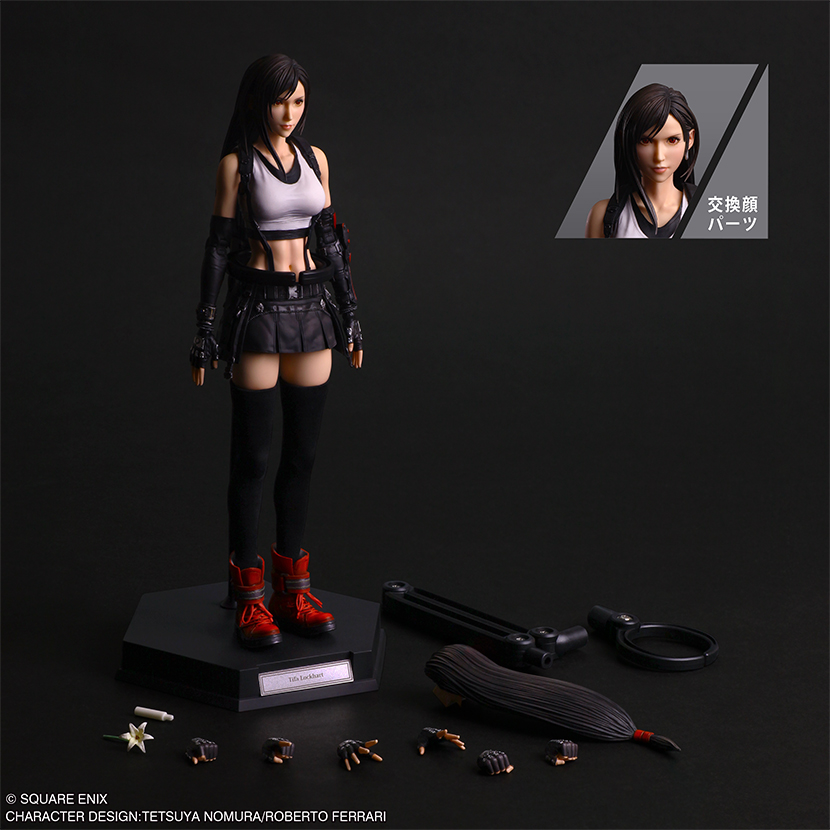 Final Fantasy VII FFVII Rebirth Tifa Lockhart Play Arts Shin figure - full parts list