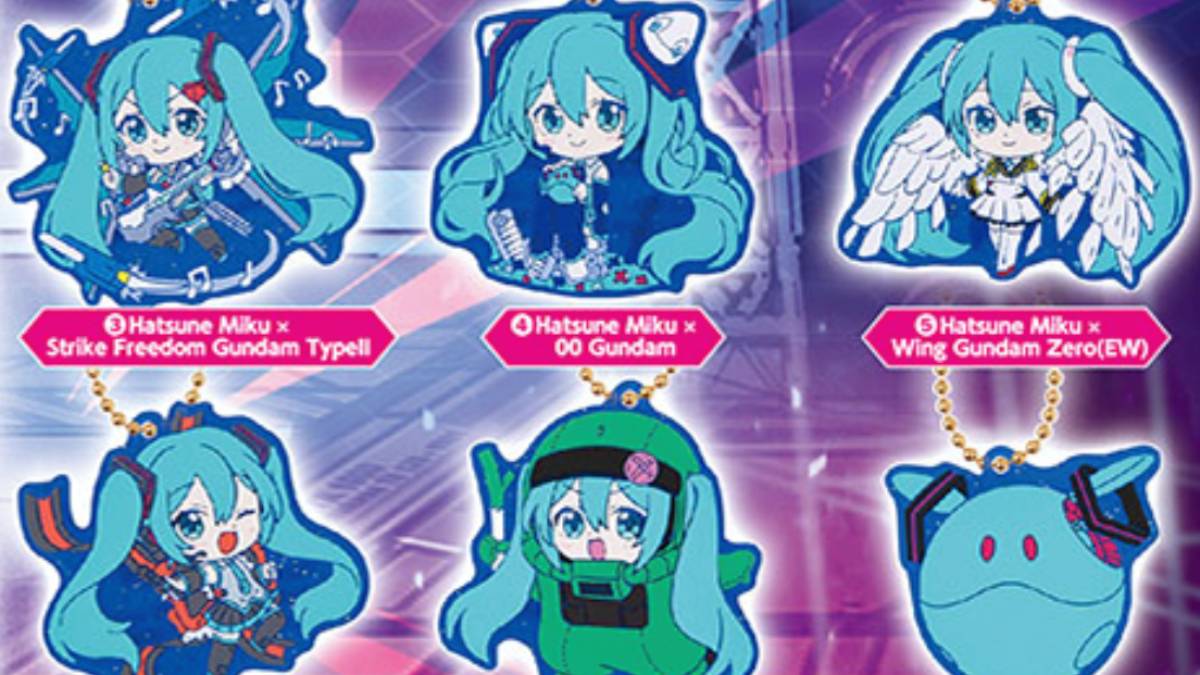 Gundam x Miku Anniversary Special Project Keychains Return