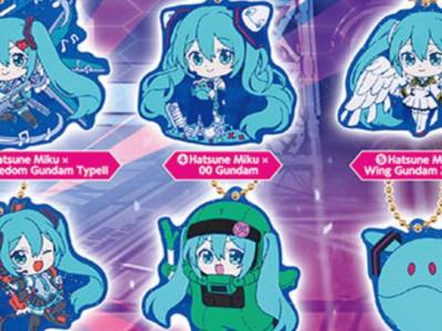 Gundam x Miku Anniversary Special Project Keychains Return