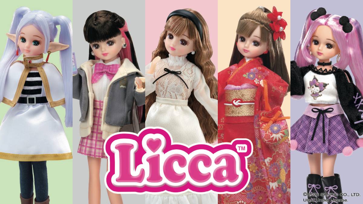 Licca-chan Frieren, Kuromi, and My Melody Dolls Appear in US