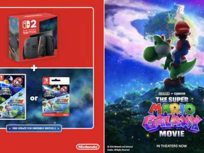 New Switch 2 Offer Features Super Mario Galaxy Games