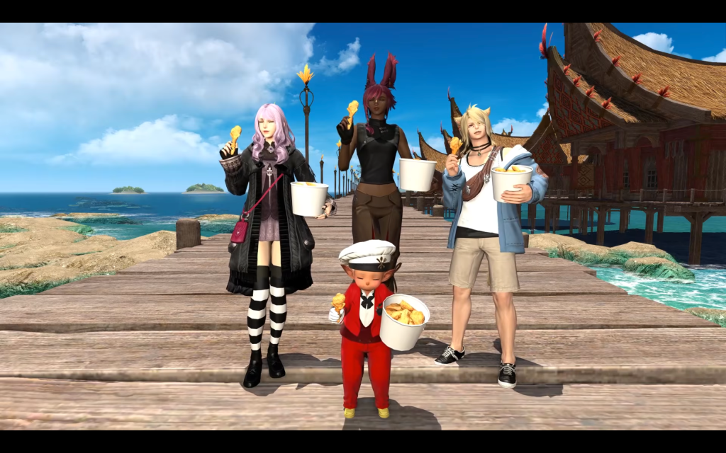 FFXIV Jollibee Crossover Starts Next Week eat chicken emote